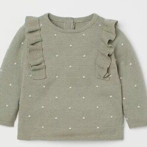 H&M baby girl knit sweater. 12M